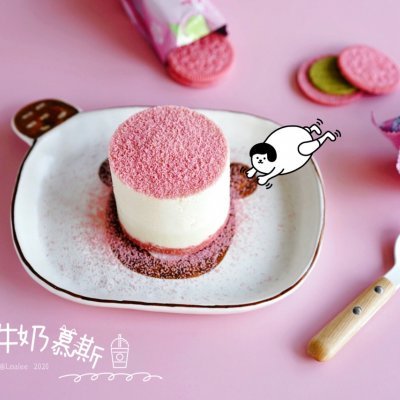 Easy To Make Sakura Oreo Milk Mousse