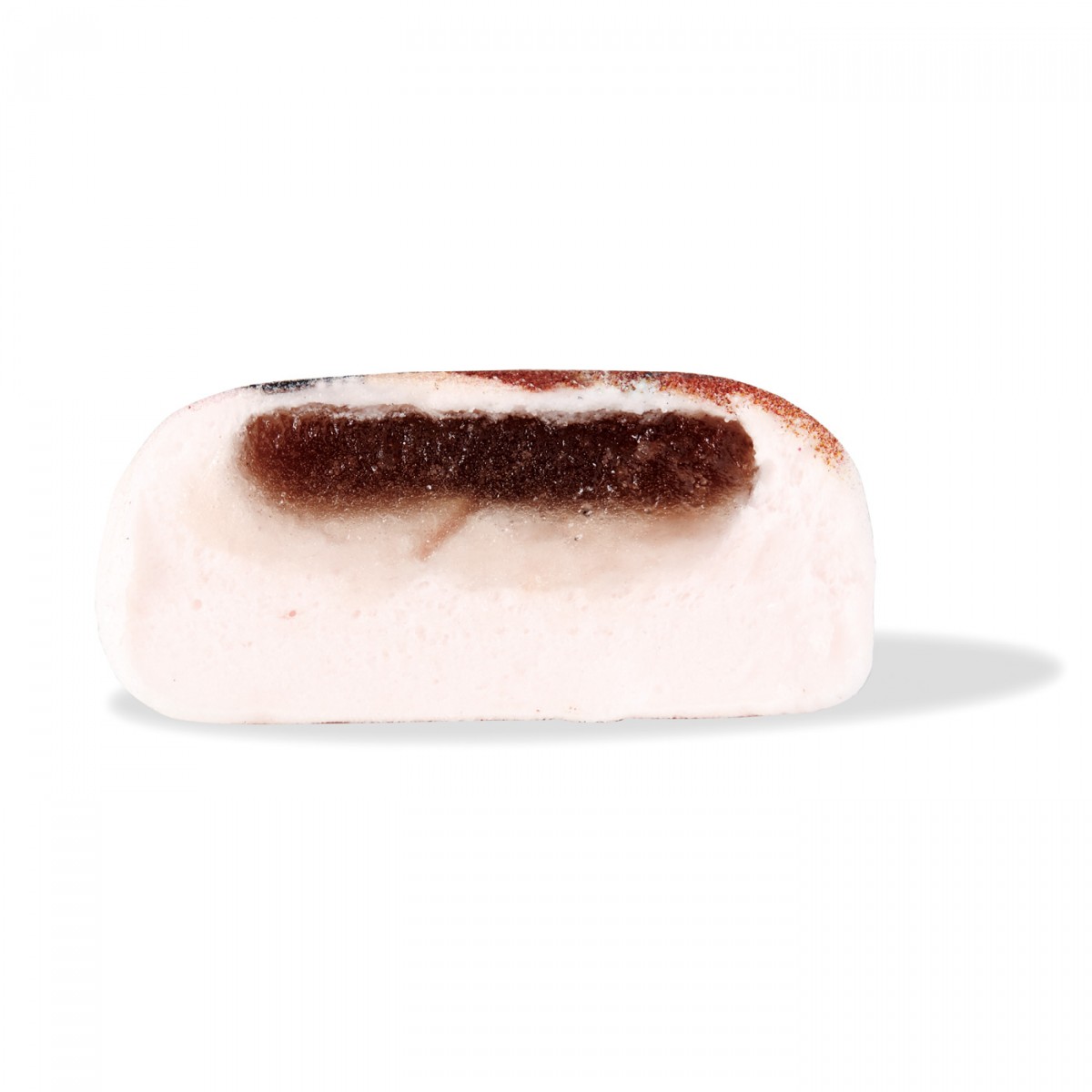 inside red bean filling of Kitten marshmallows