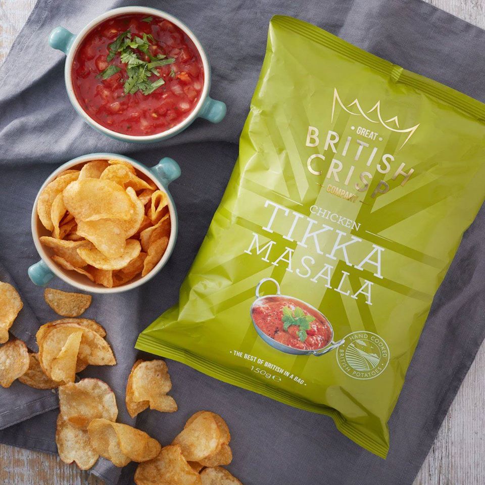 Great British Crisp Chicken Tikka Masala potato chips