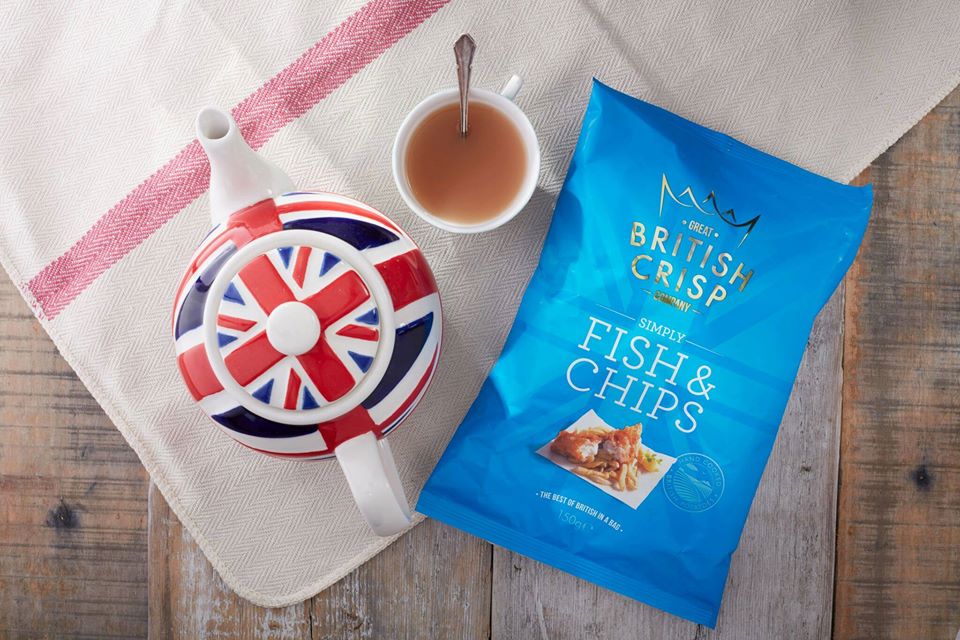 Great British Crisp Fish & Chips potato chips 