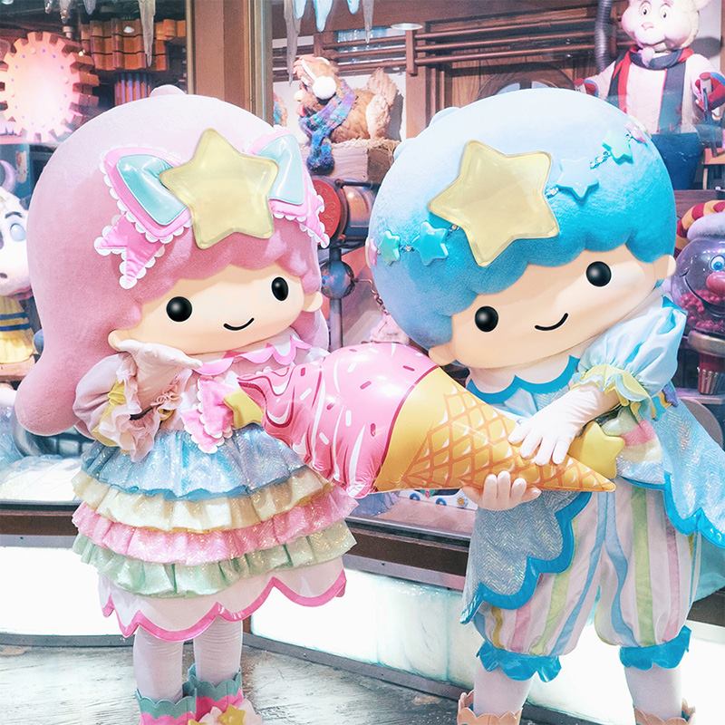 little twin stars Kiki and Lala meet and greet and photo event at Sanrio Puroland