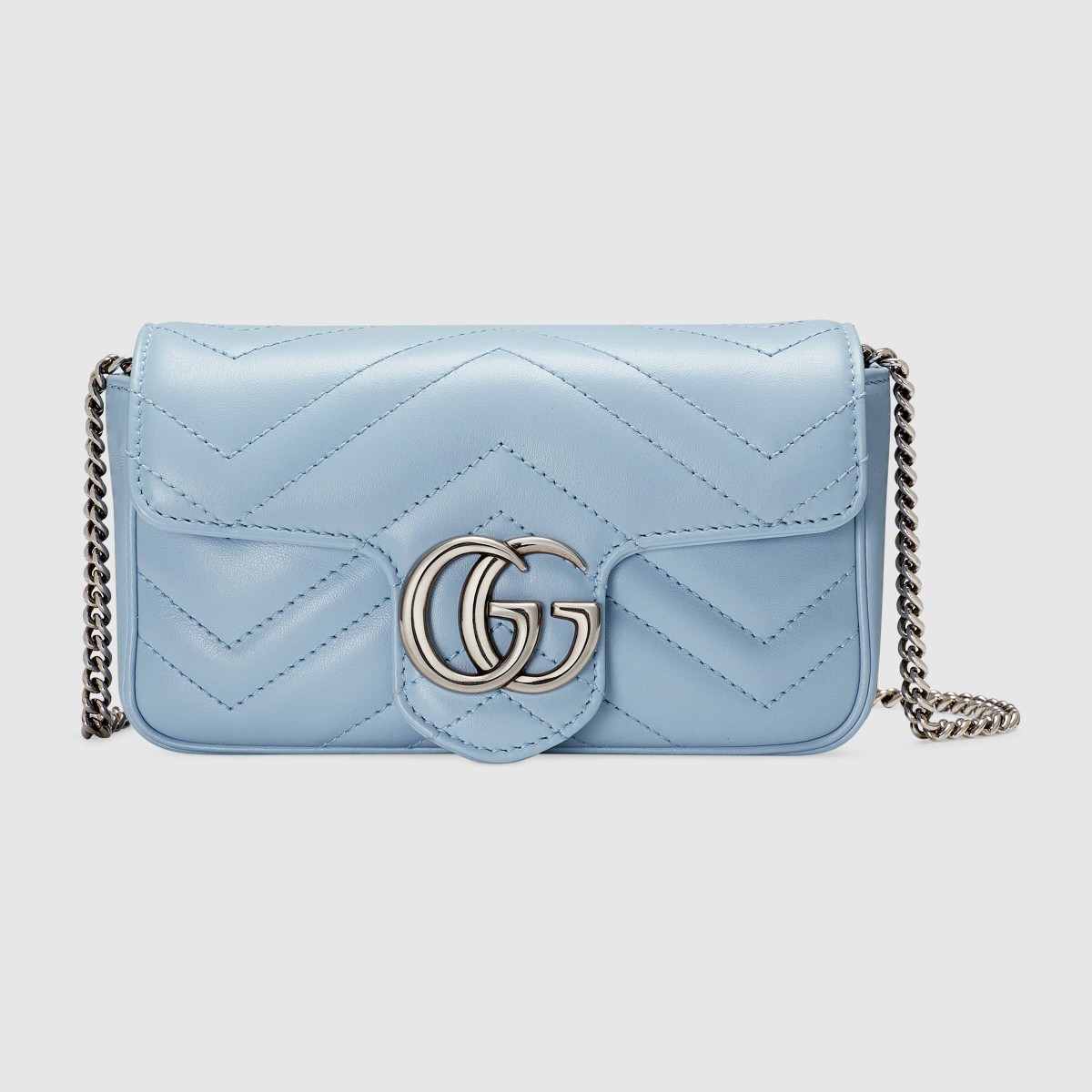 Gucci Marmont super mini bag in pastel blue