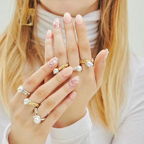 Ohora pink nail wraps