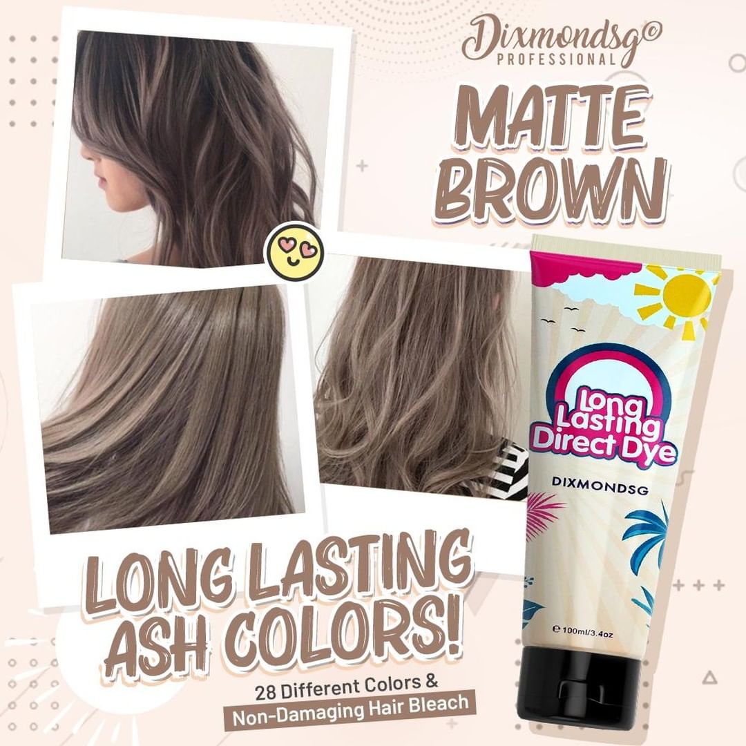 DixmondSG matte brown hair colour