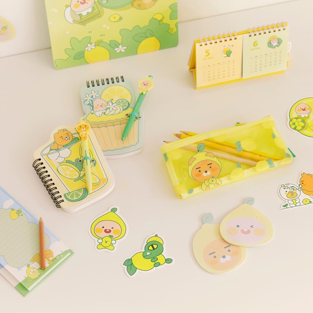 KAKAO FRIENDS lemon terrace stationery
