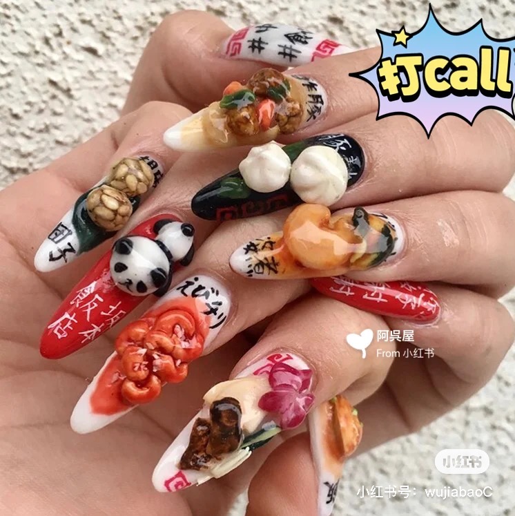 Yummy food nails 