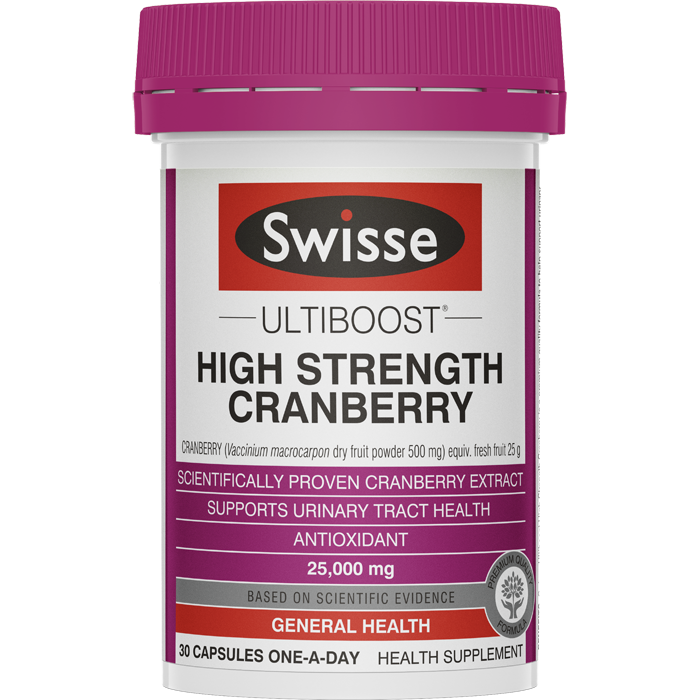 Swisse high strength cranberry supplement