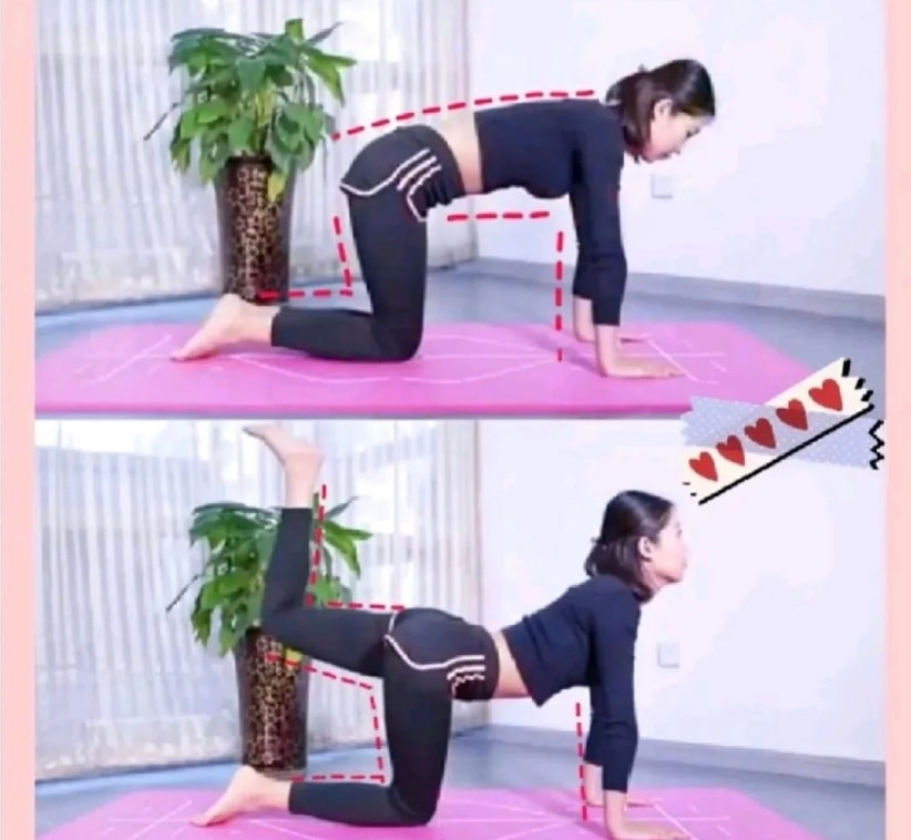 Donkey Kicks Exercise