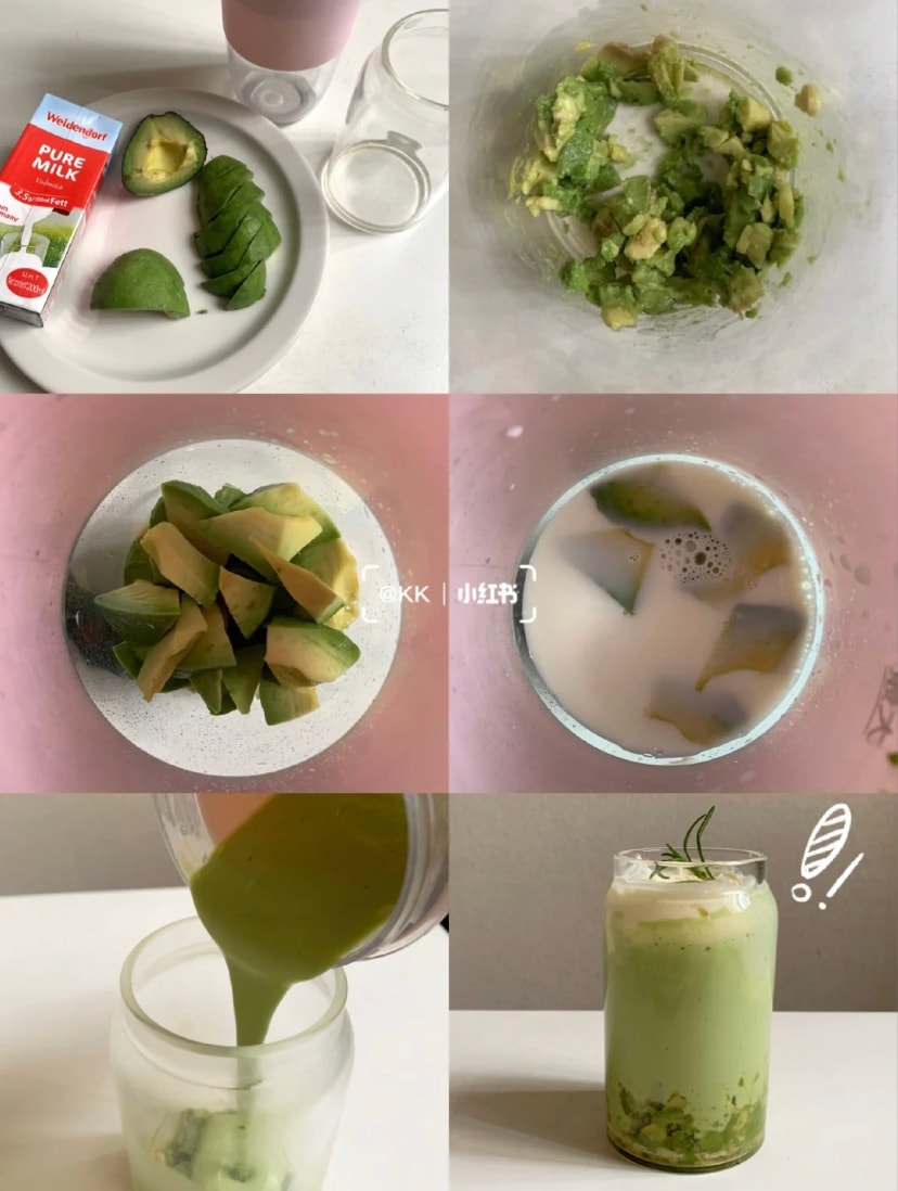 Avocado Milkshake Ingredients