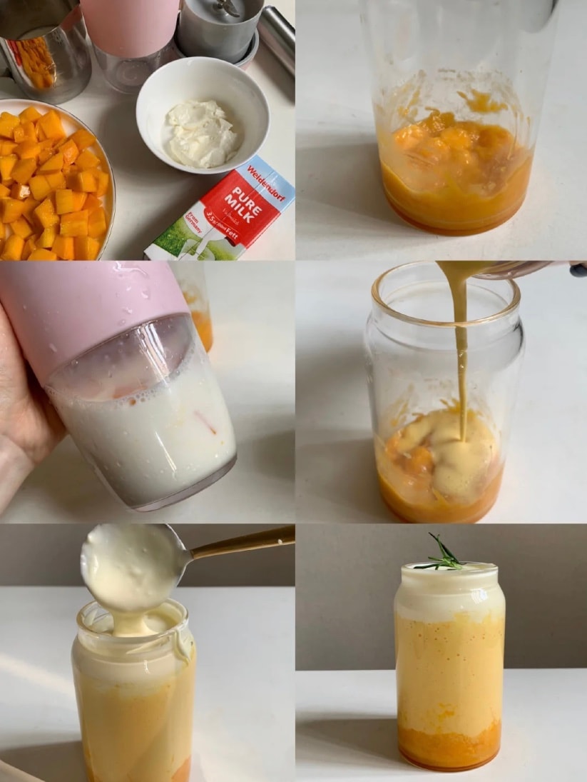 Mango Milkshake Ingredients