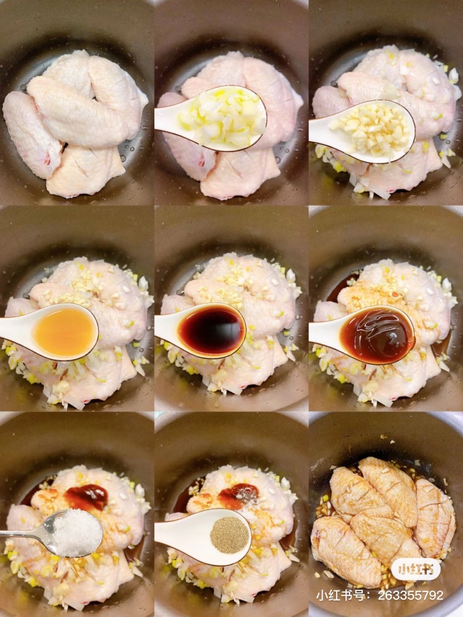 Ingredients needed for fried chicken tossed in chilli powder