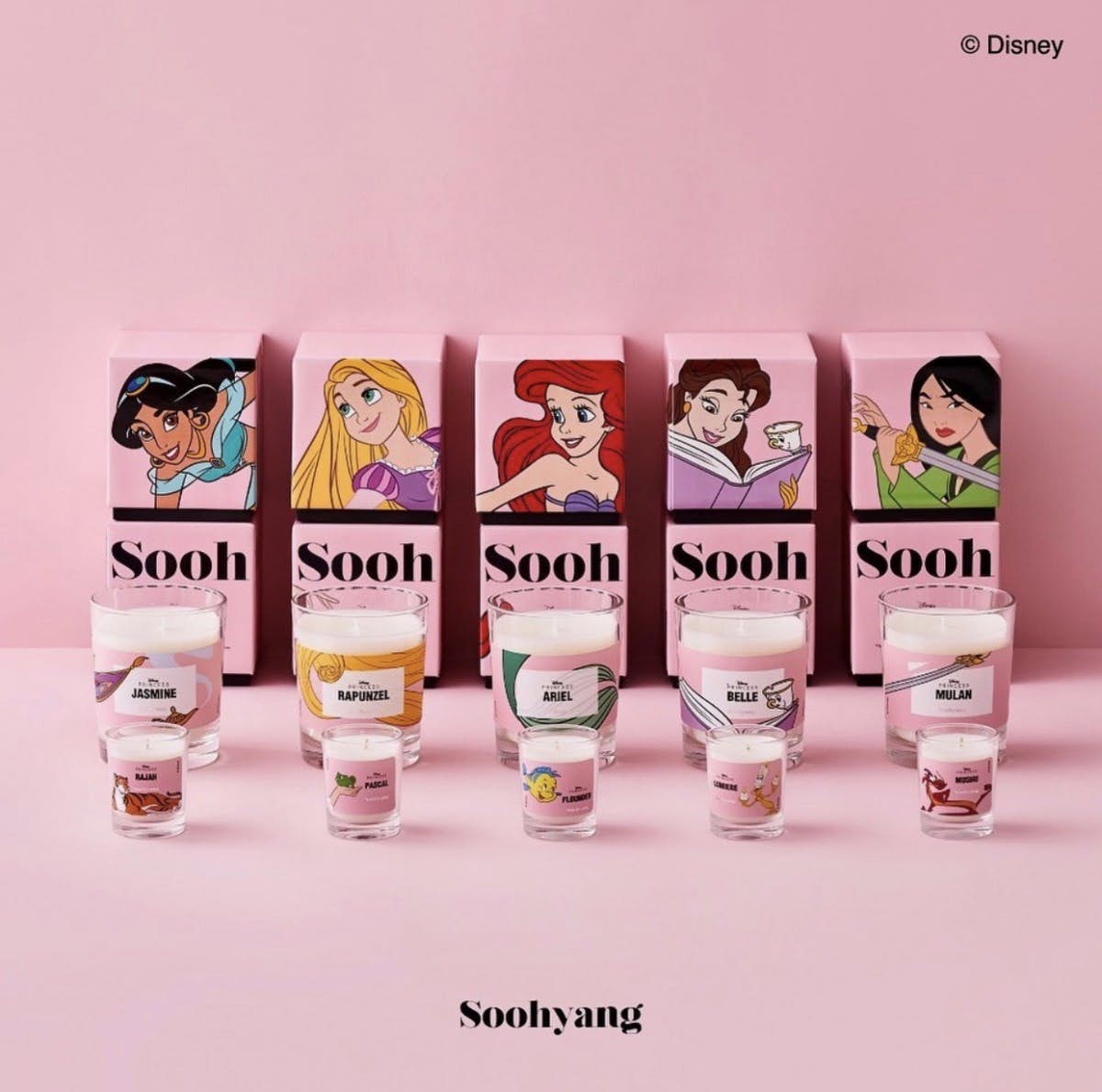 Soohyang Disney princess scented candles