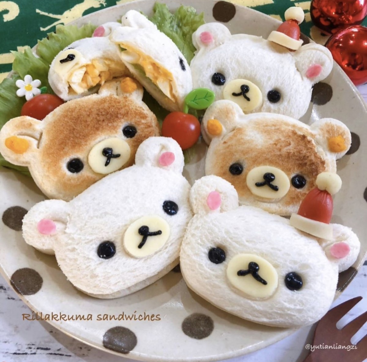 Rilakkuma Sandwiches