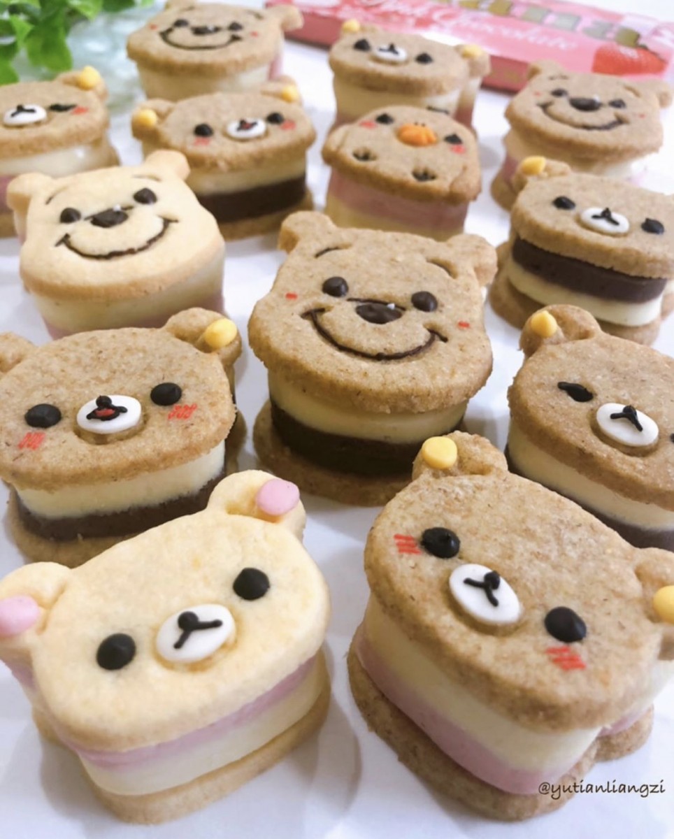 Rilakkuma Strawberry Cookies