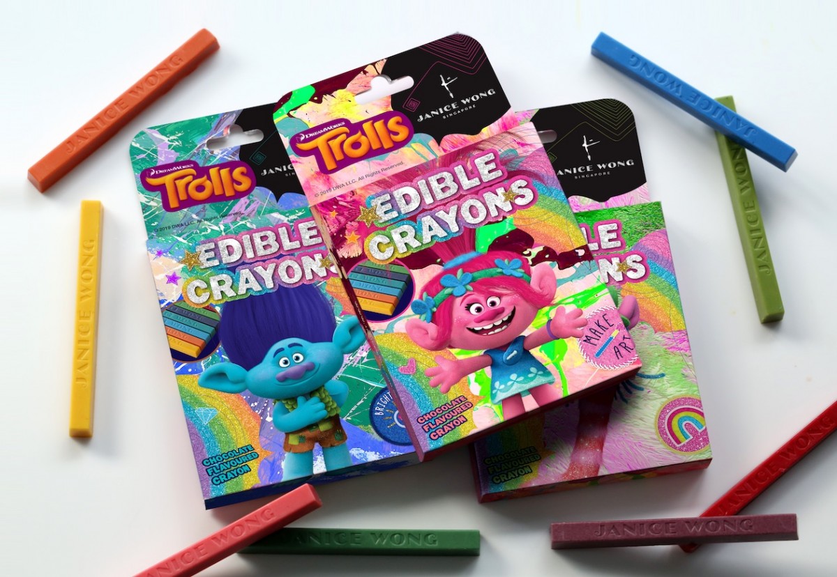 Edible Trolls Crayons Chocolate