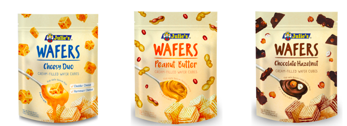 Julie's assorted flavors wafer cubes 