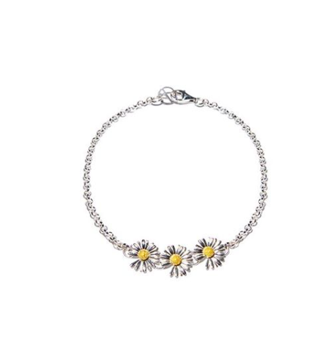 DAISY BRACELET #1 SILVER