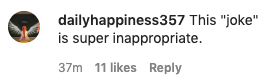 Instagram comment about Kim Jaejoong