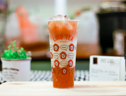 Liho Tea Black Tea Oat Latte with Golden Pearl