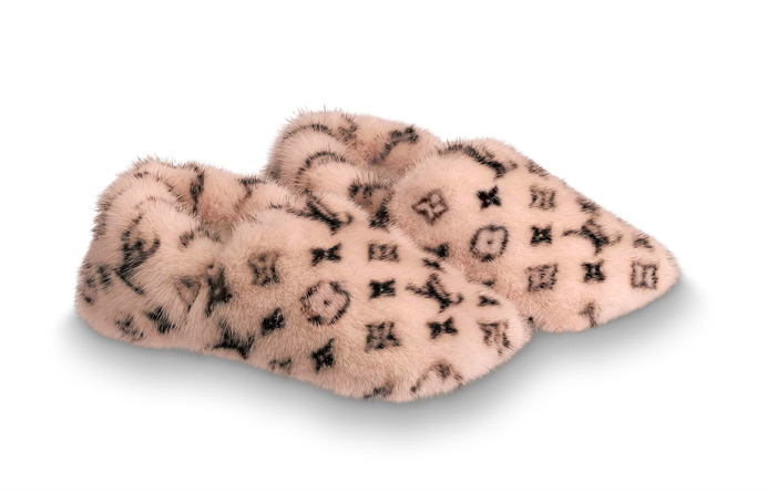 Louis Vuitton dreamy flat loafer in pastel pink