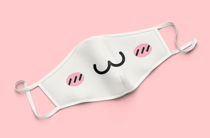 Smoko Uwu face mask