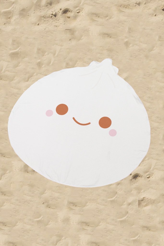 smoke Dumpling blanket on sand