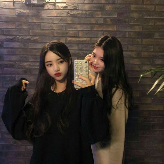 Friends taking a selfie together