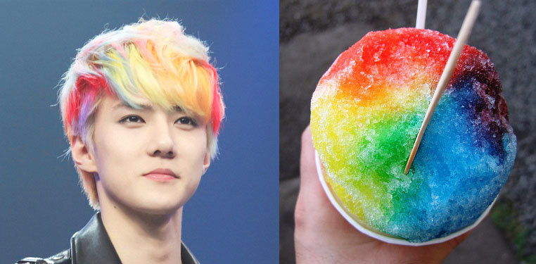 Sehun's Hawaiian Shave Ice