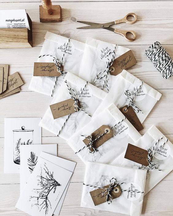 Small gifts wrapped up for treasure hunt