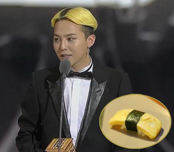  G-Dragon’s Infamous Tamago Sushi Hair