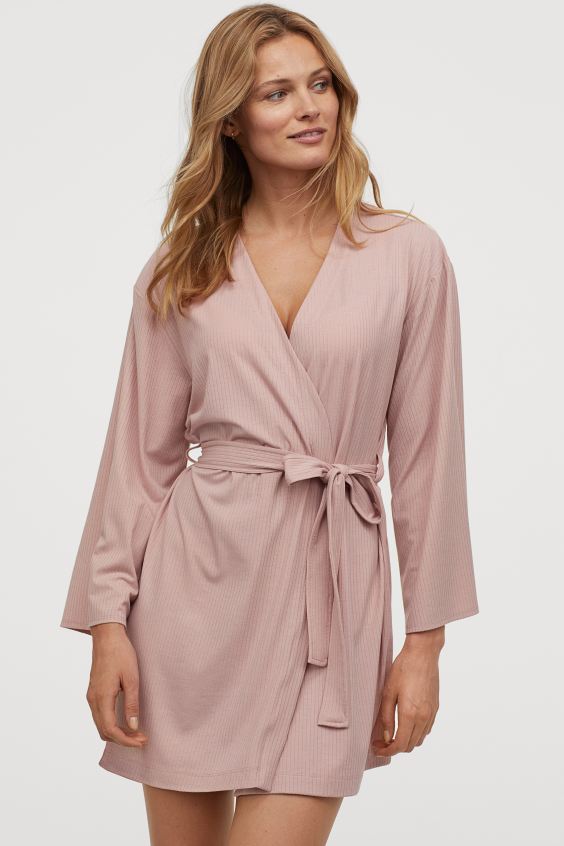 H&M Ribbed Dressing Gown