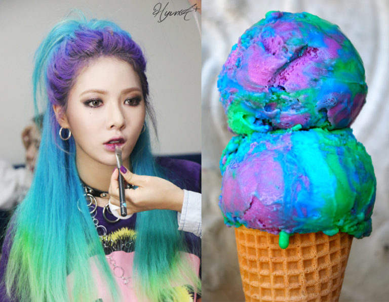 HyunA's Robbins’ Wild ‘n Reckless Sherbet