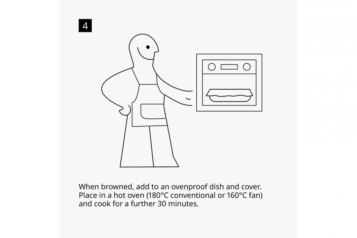 Fourth step putting the IKEA meatballs into the oven