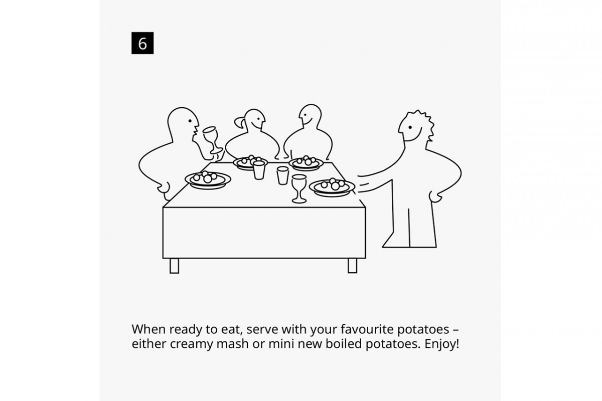 Enjoying the IKEA Swedish meatballs