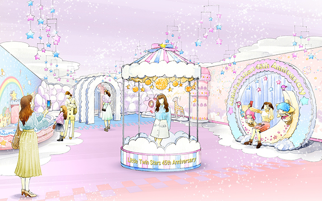 little twin stars takeover at Sanrio Puroland