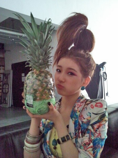 Suzy’s Pineapple Hair