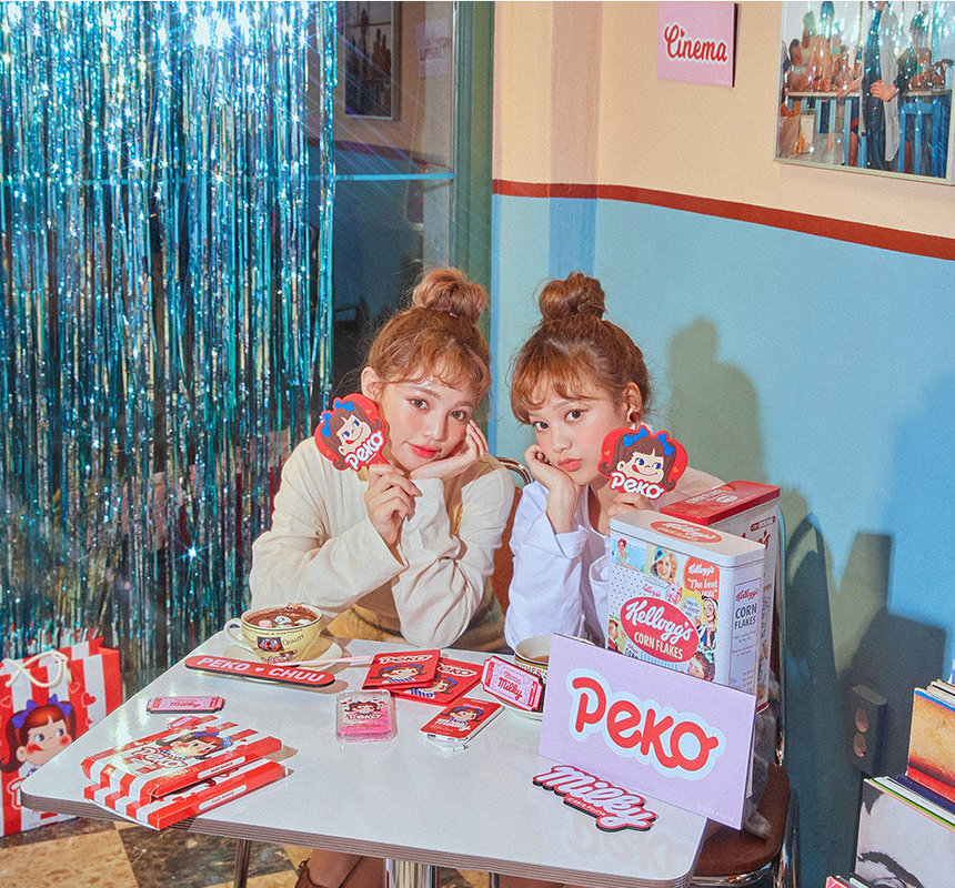 Peko GOGO88 Luggage Tag, 8-Color Ball Pen, Sticker Set and mirror