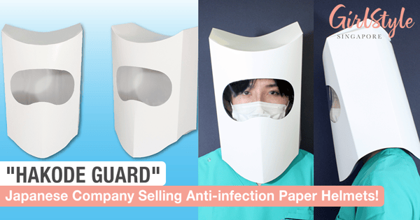 Japanese Company Selling Anti-infection Paper Helmets, "Hakode Guard︎"