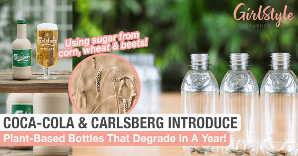Coca-Cola & Carlsberg Introduce Plant-Based Bottles Made From Plant Sugar That Degrade In A Year!