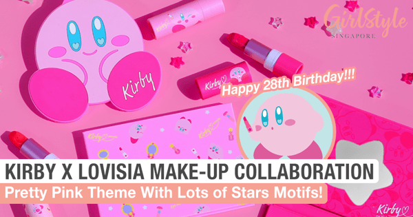 Kirby x Lovisia Make-Up Collaboration Pretty Pink Theme With Lots of Stars Motifs!