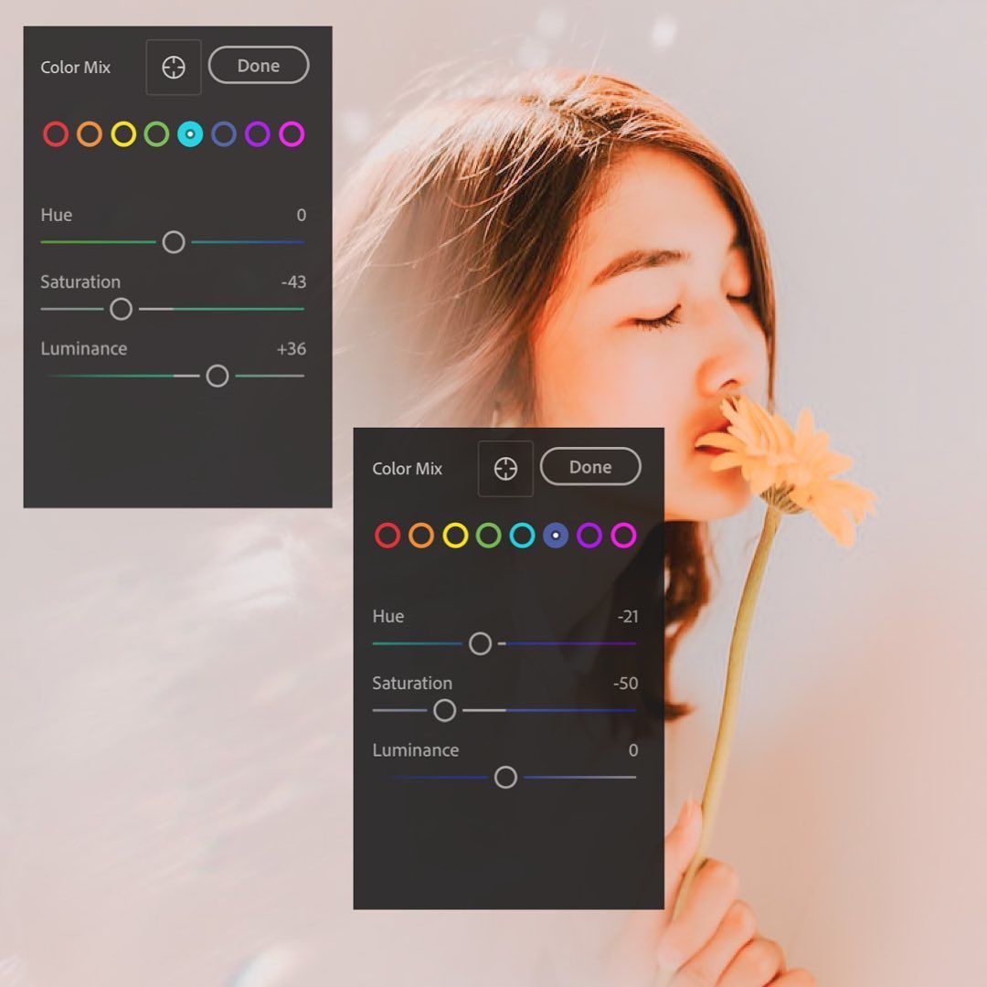 More colour editing for Summer Vibe filter