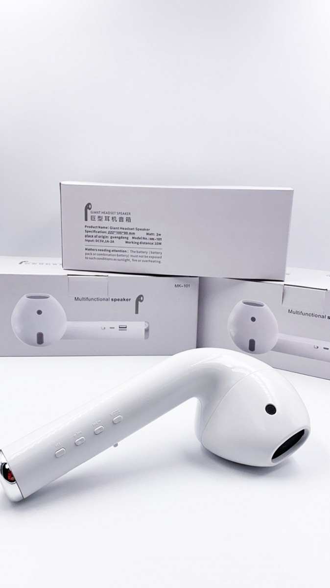 Huge AirPods speaker and box