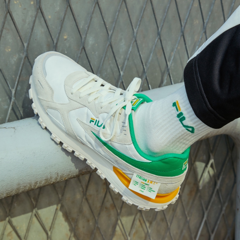 Fila x Subway platform sneakers