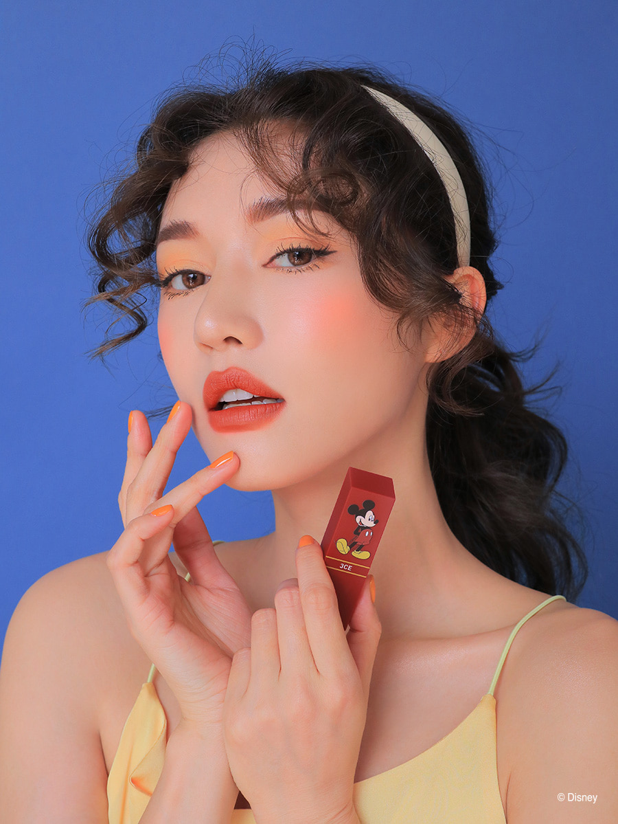 3CE Disney matte lipstick in red