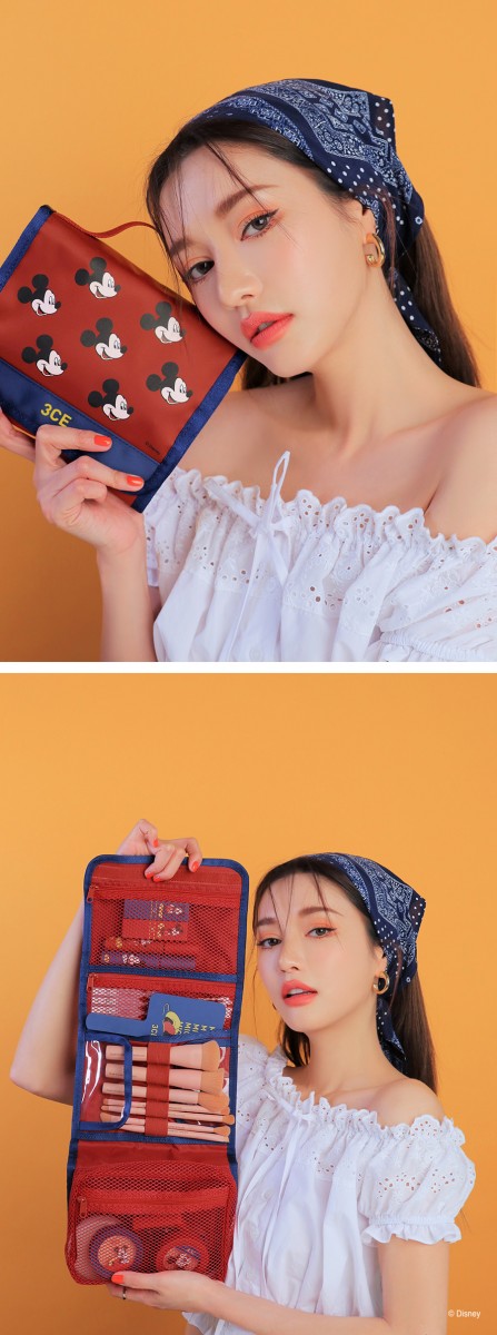 3CE Disney wash bag in red