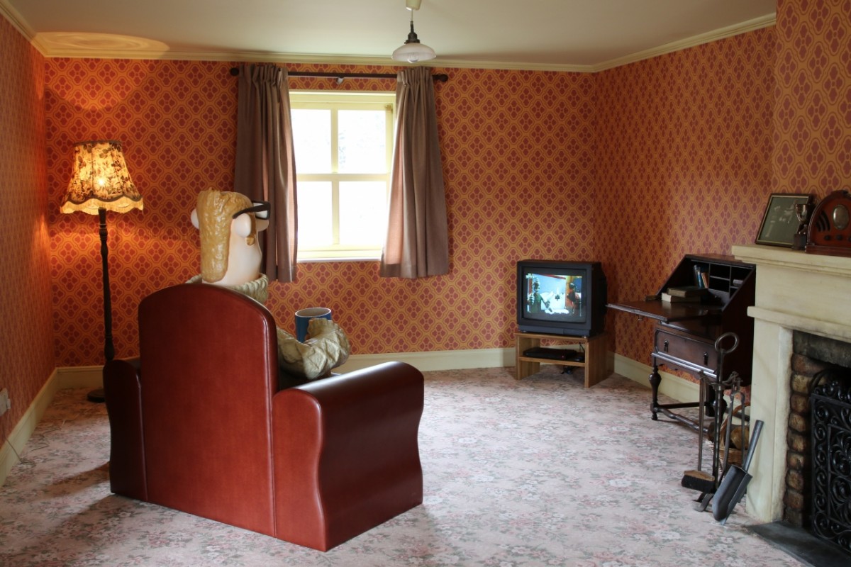 the Farmer's house in Shaun the Sheep Farm Garden