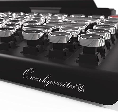 close up of keys of Qwerkywriter Typewriter keyboard