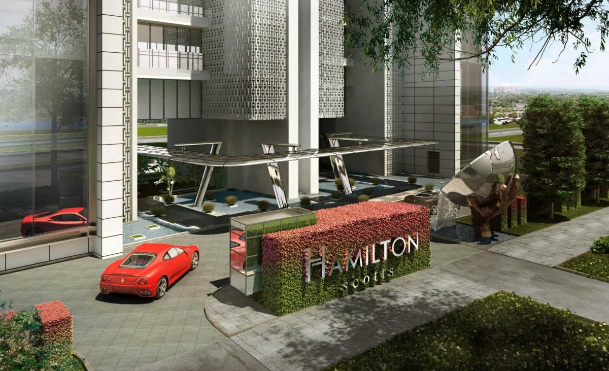 Reignwood Hamilton Scotts condo singapore lobby