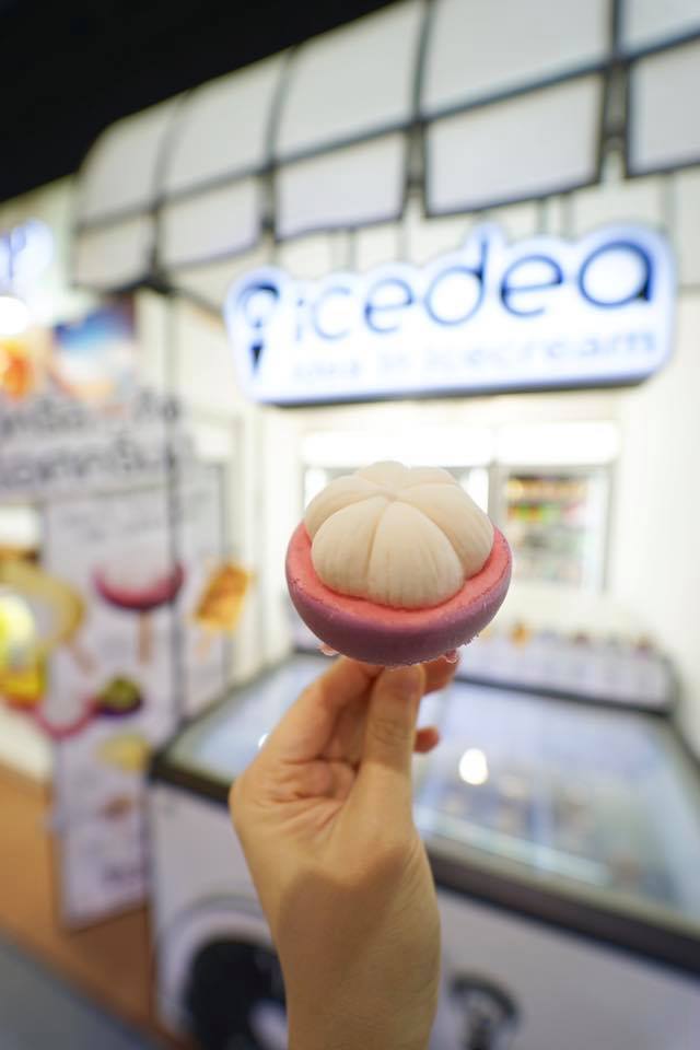 IceDEA mangosteen ice cream