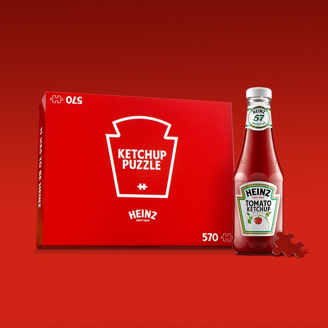Heinz tomato ketchup puzzle
